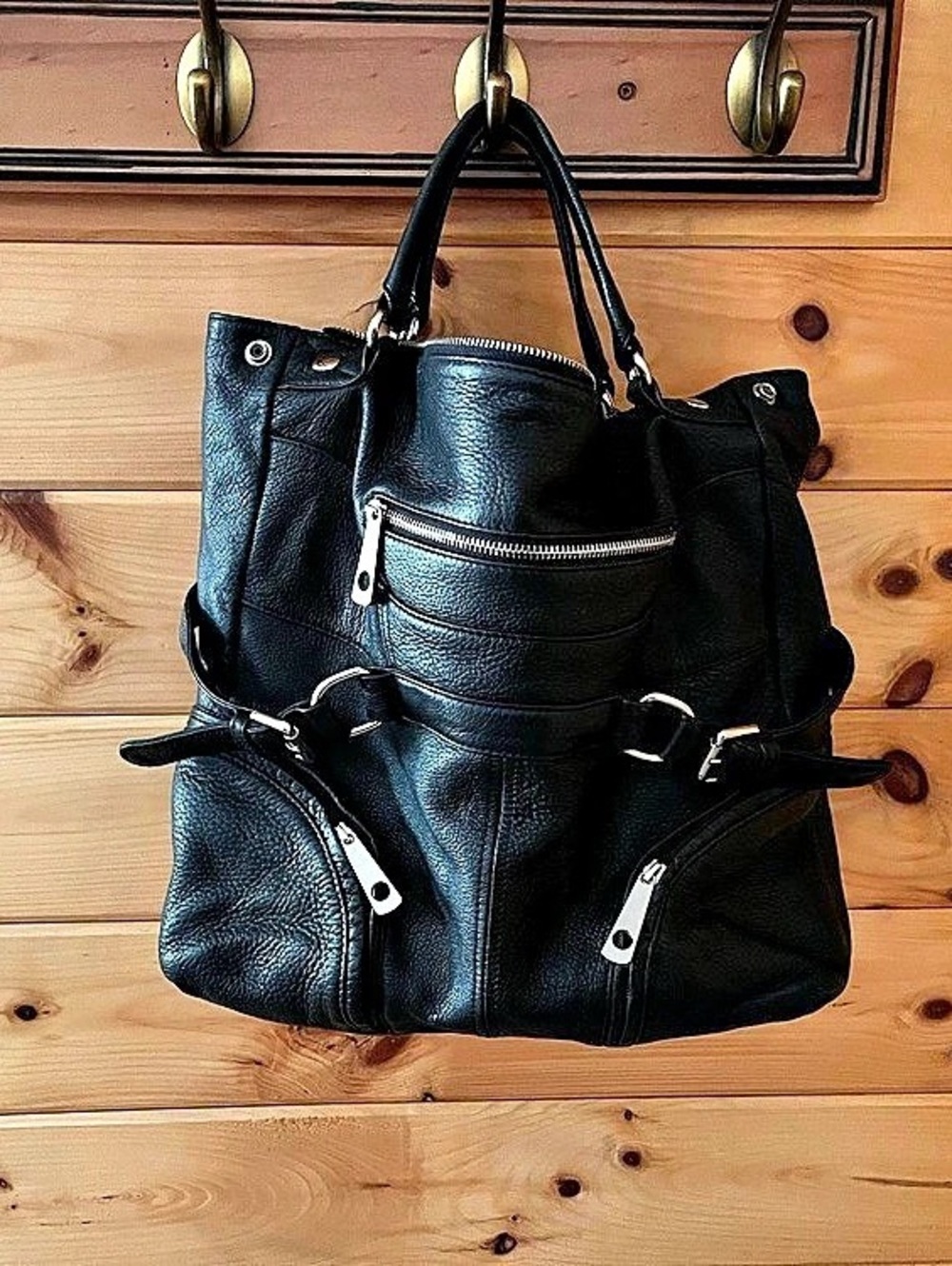 Chocolat Blu Black Shoulder Bag